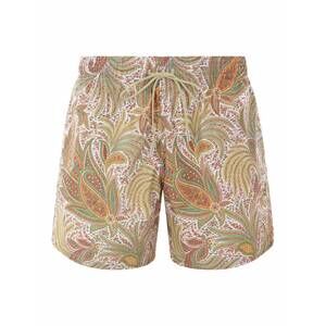 NEW ETRO men's paisley swim trunks in green base